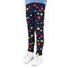 Girls Leggings Flower Printing Trousers Elastic Skinny Pants Thicken Tights Casual Pants for Children Winter Outdoor Bottoms