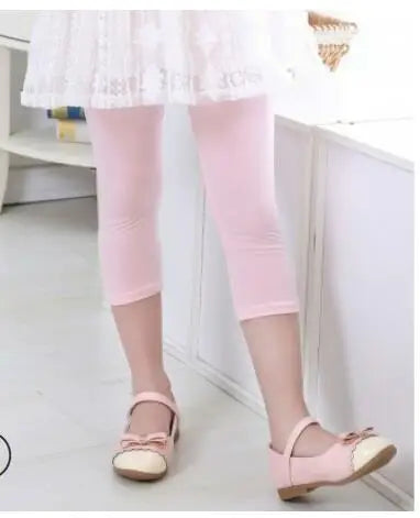 Girls Leggings Pants Spring and Autumn Candy Colored Pants Children Girls Leggings