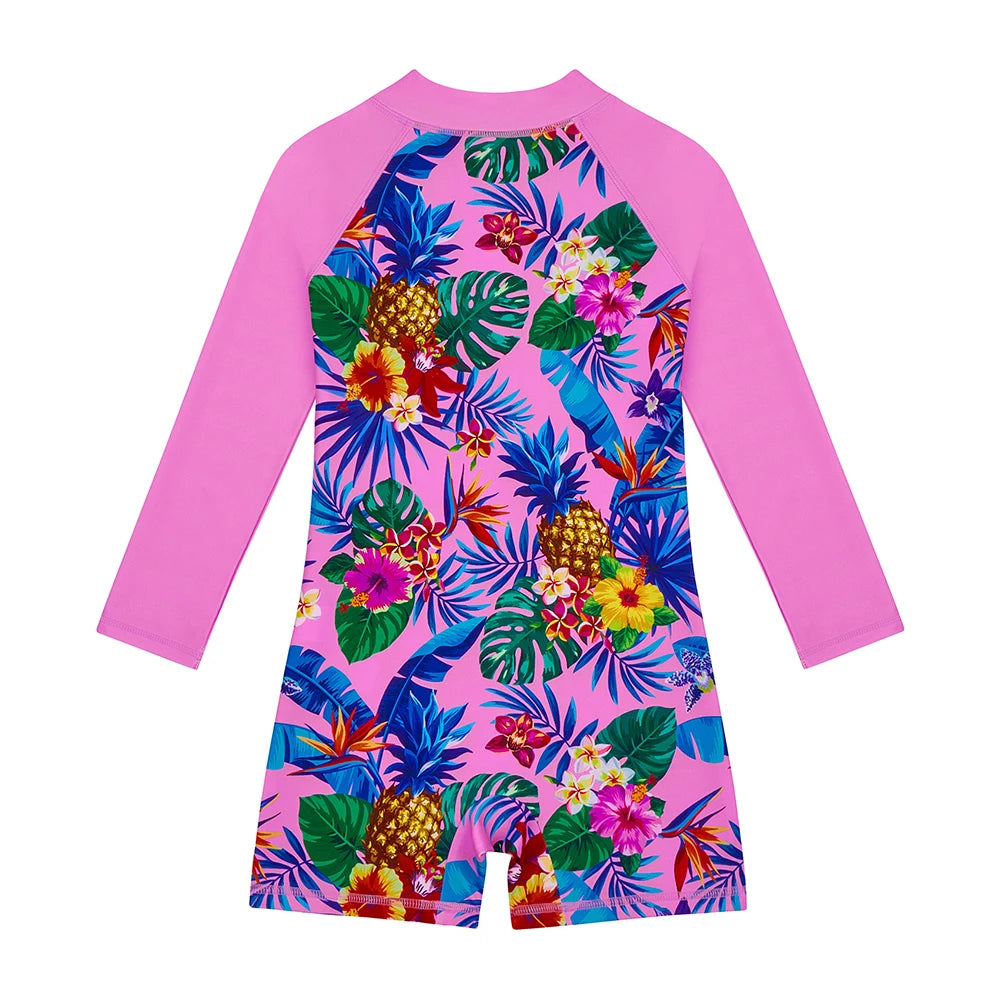 Children's Swimwear One-piece Swimsuit For Girls 3-12 Years Kids Girls Swimwear Beach and Hot Spring Swimming Children Clothing