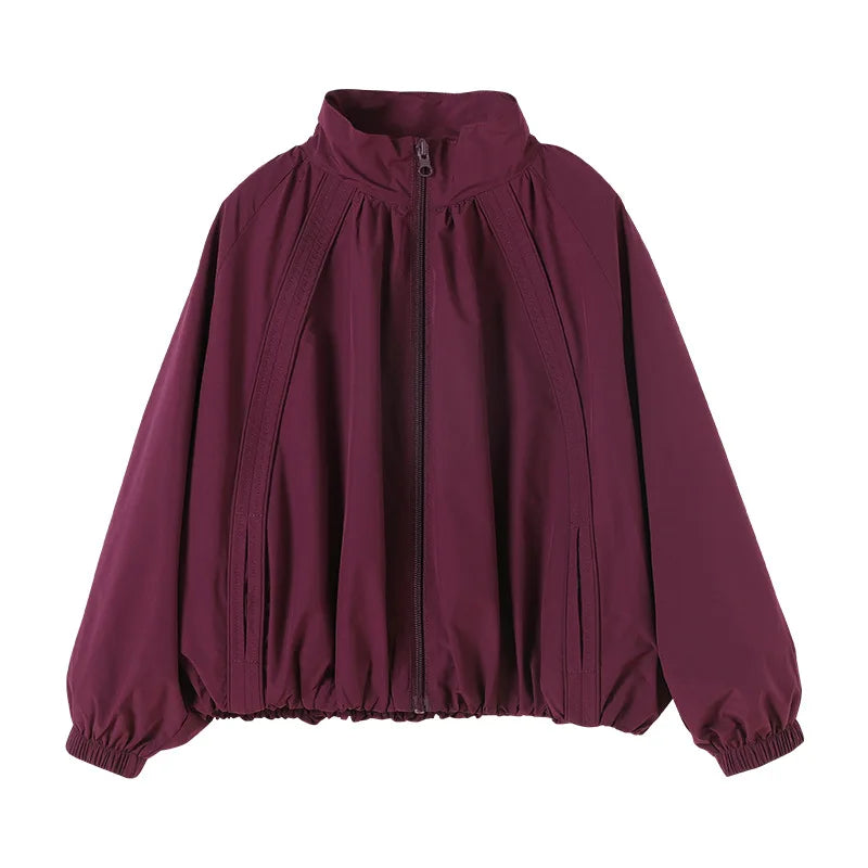 Girls Jacket 2025 Autumn Casual Sports Teen Kids Outerwear Outdoor Hiking Windproof Waterproof Lightweight Tops Children Clothes