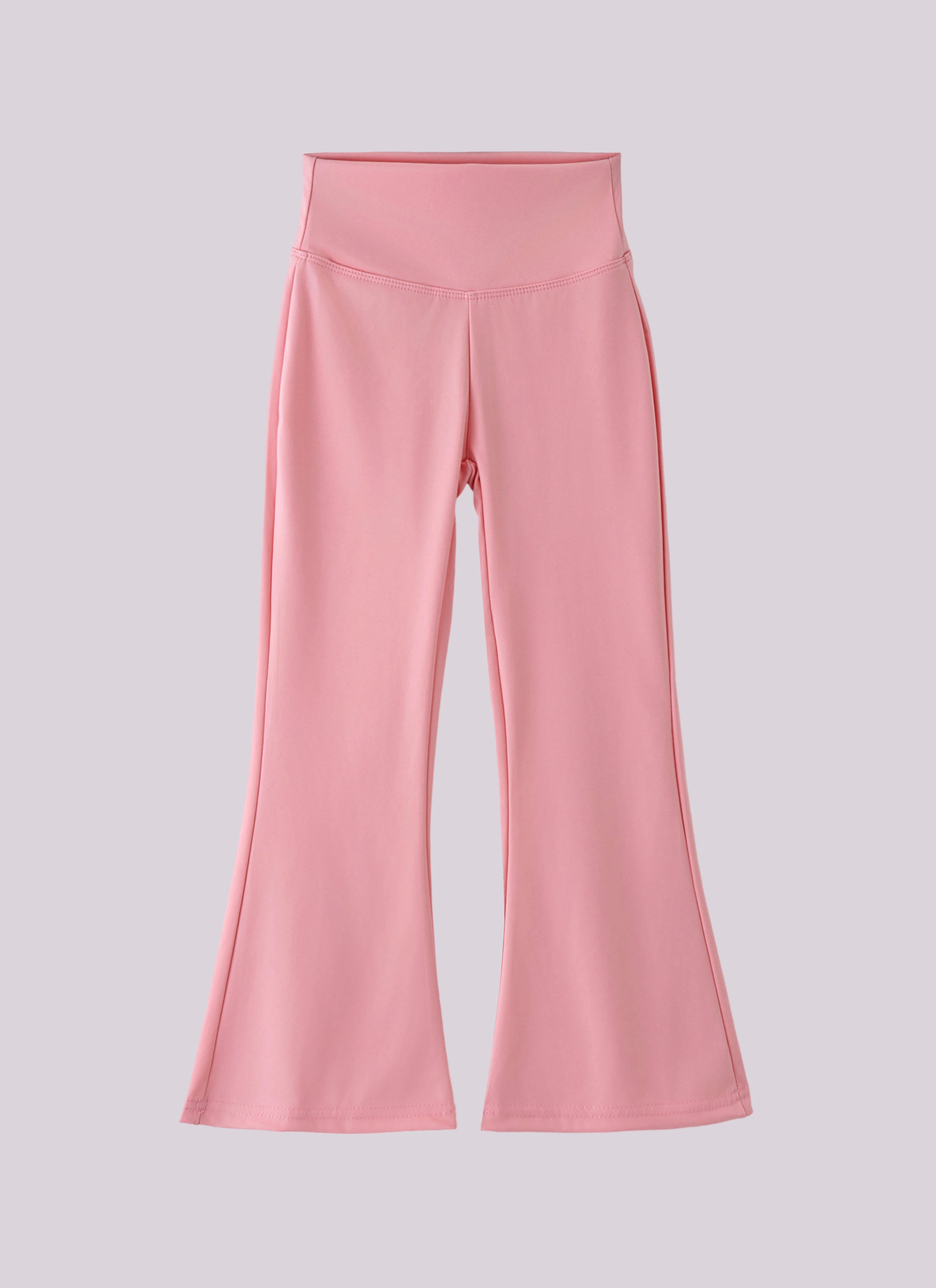 Girls Flared Pants High Waist 2024 Yoga Leggings Teenagers Stretch Elastic Waistband Kids Sportswear Trousers Autumn Spring