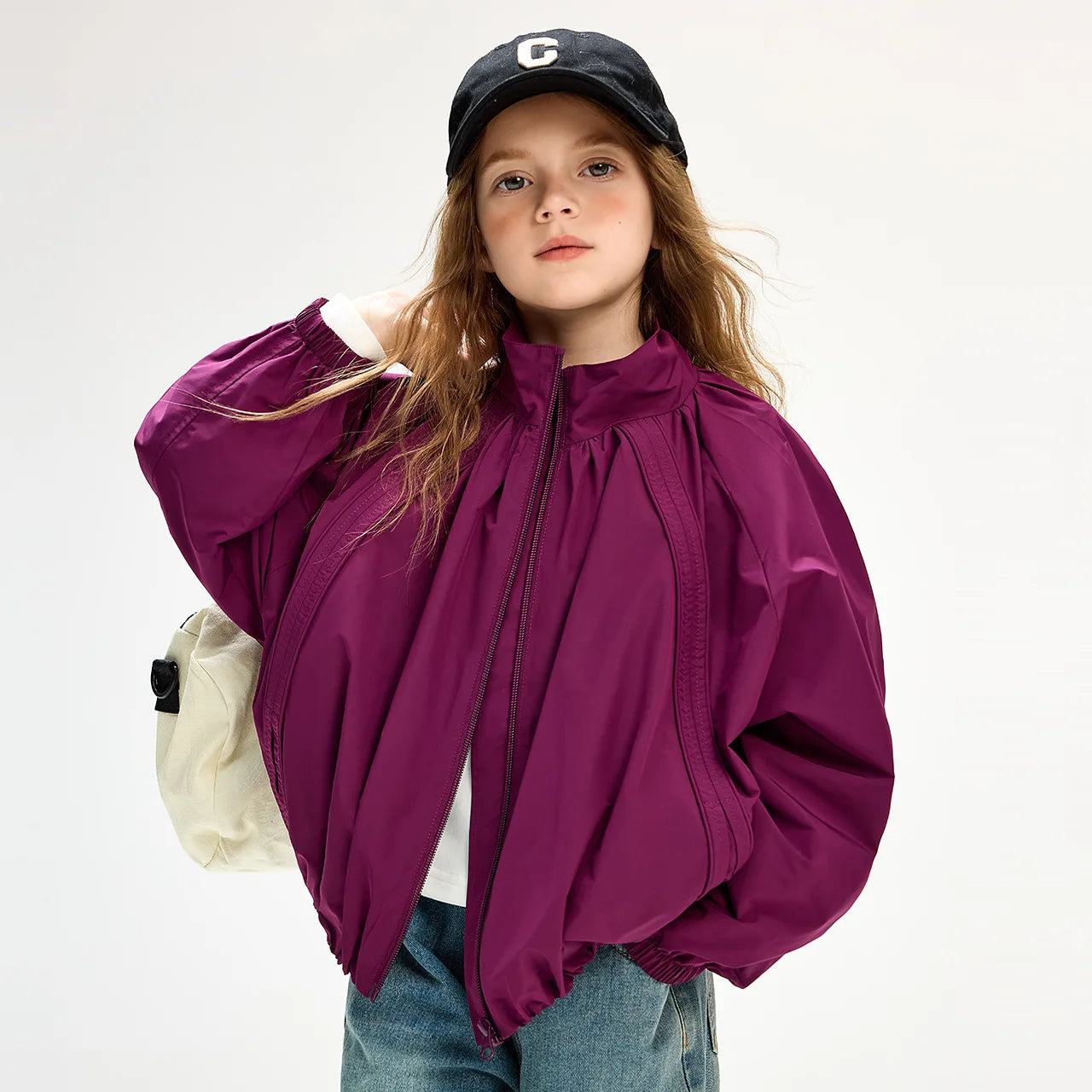 Girls Jacket 2025 Autumn Casual Sports Teen Kids Outerwear Outdoor Hiking Windproof Waterproof Lightweight Tops Children Clothes
