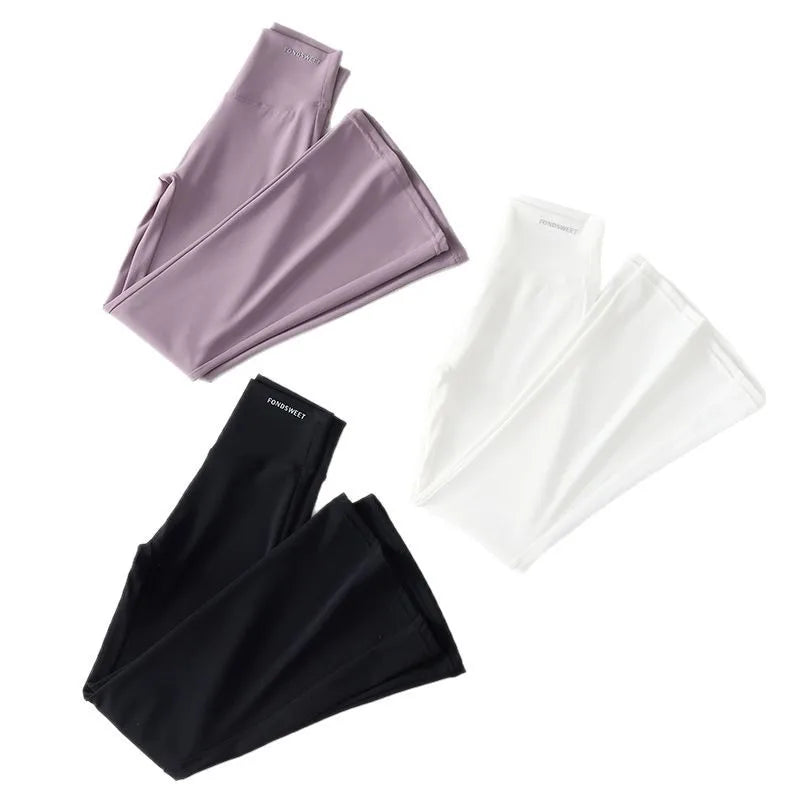 Kids Girls Slim Fit Flare Leggings 2025 New Children Casual Yoga Sporty Pants Elastic High Waist Skinny Leggins Korean Style