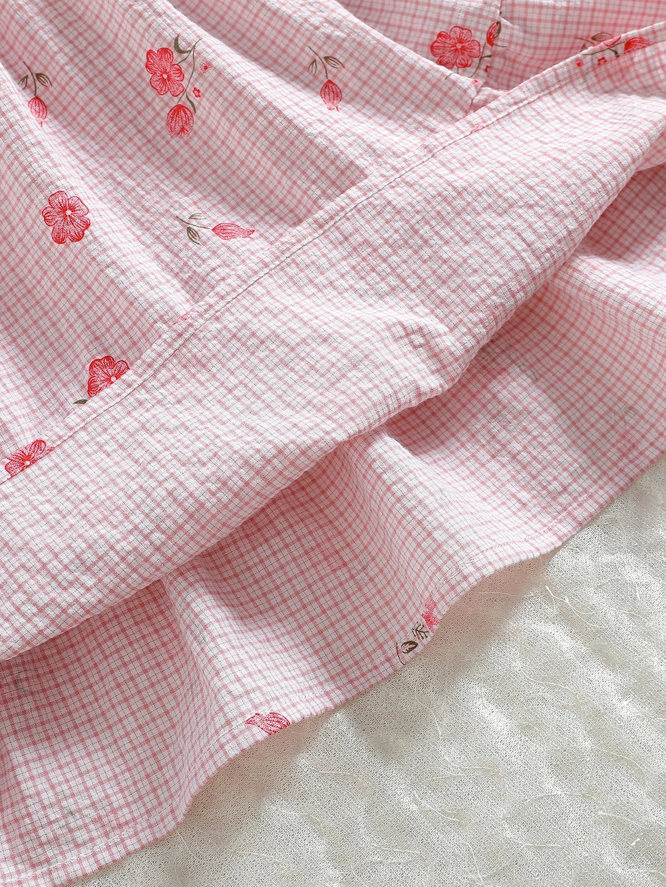 Dresses For Girl Summer Sleeveess Square Collar Print Floral children's Dress Fashion Streetwear Costume